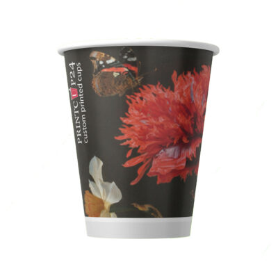 FULL-COLOR CUSTOM DISPOSABLE DOUBLE WALL PAPER CUPS 12 OZ