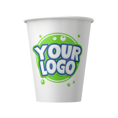 ONLY-LOGO CUSTOM DISPOSABLE PAPER CUPS 12 OZ